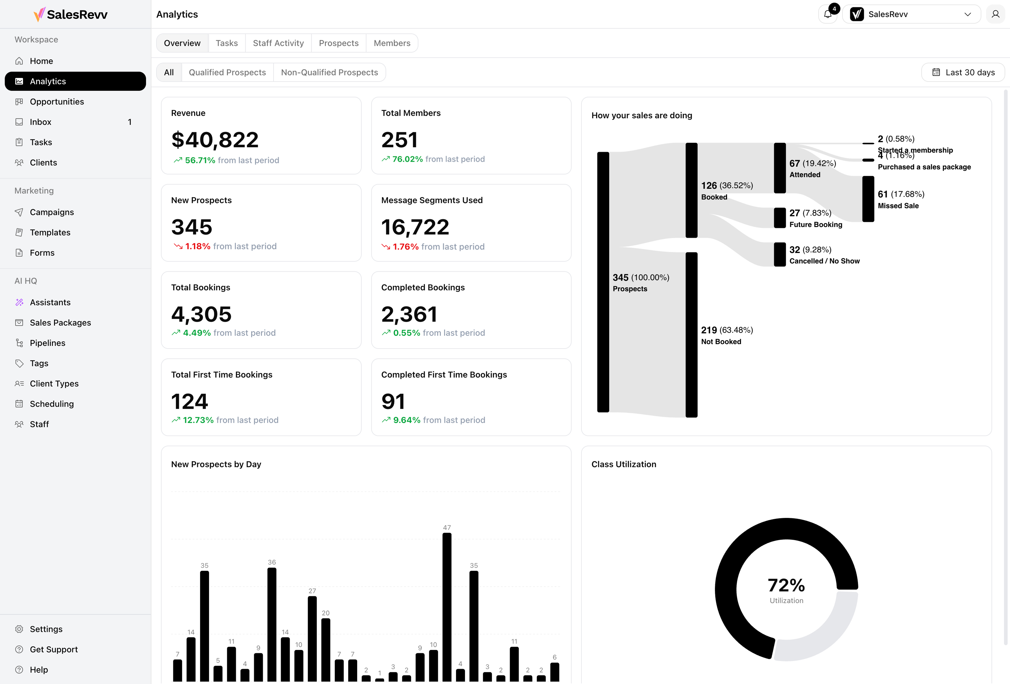 SalesRevv - Insightful Analytics