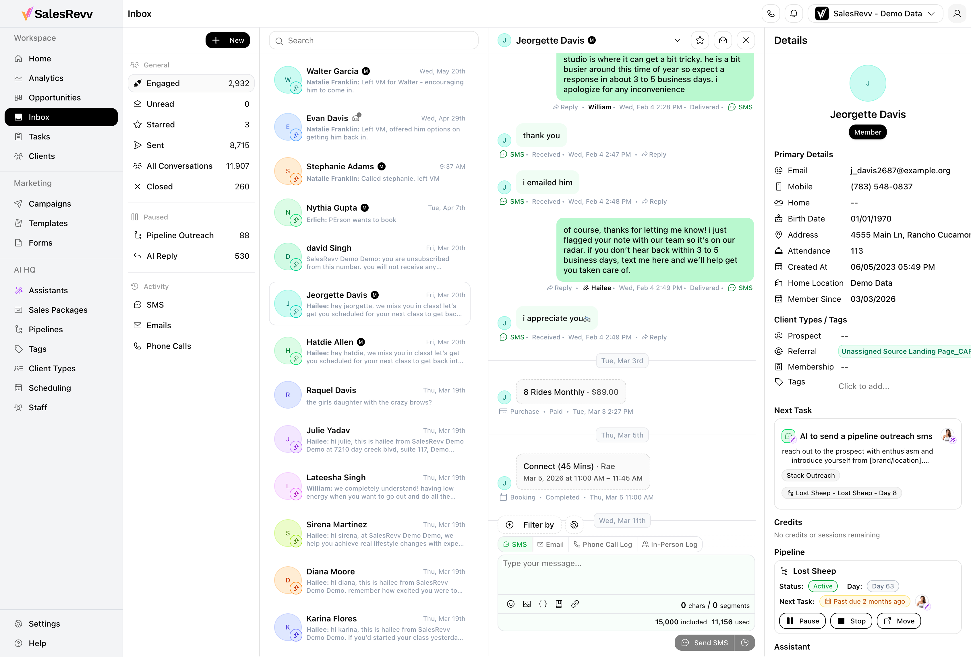 SalesRevv - Unified Inbox